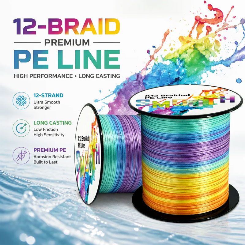 Freshwater Line - Linha de Pesca Trançada MATEER 1000/500/300M