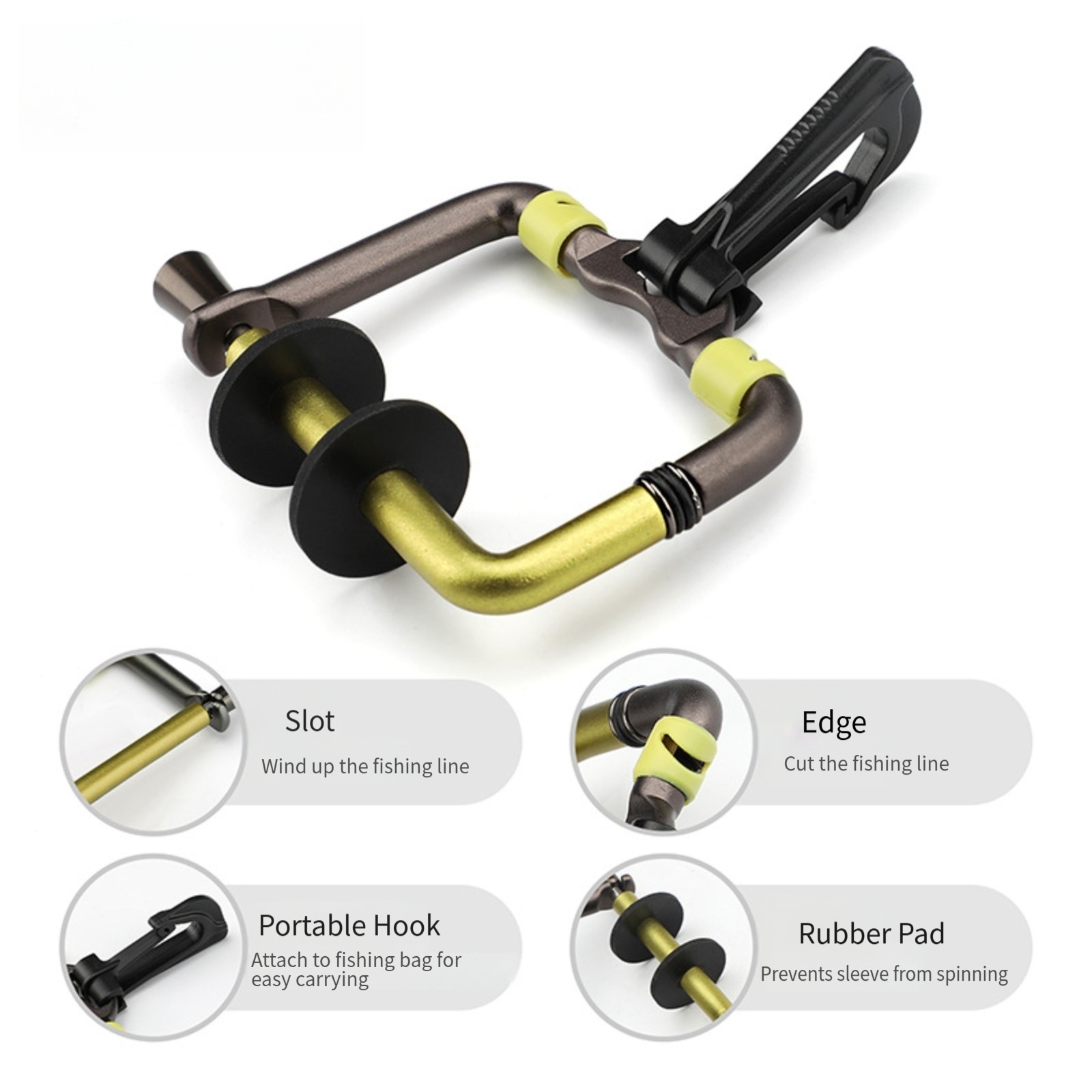 Suporte Portátil de Alumínio p - Fishing Line Spool avaliação e preço