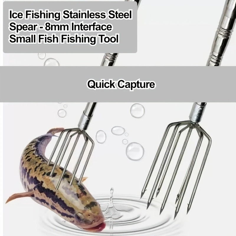 Gancho de Pesca no Gelo em Aço - Ice Fishing Line avaliação e preço