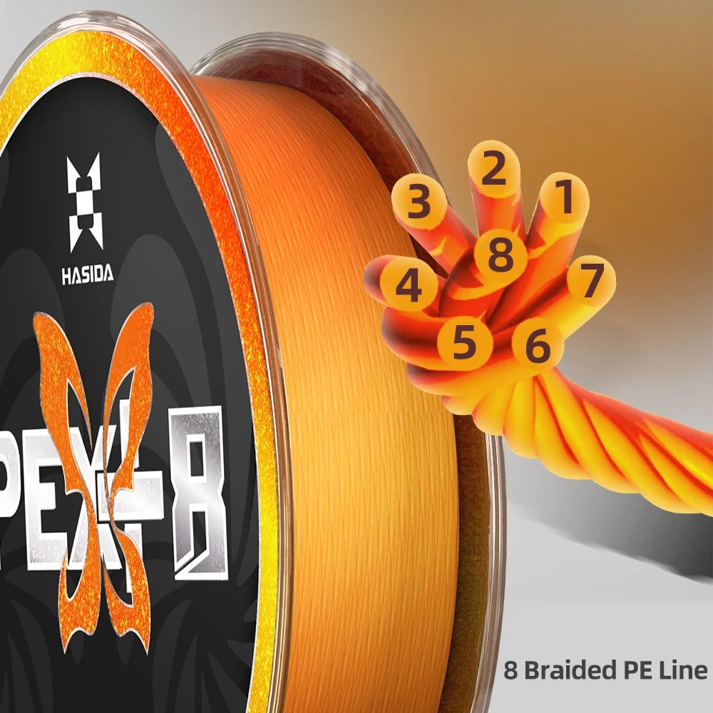 Linha HASIDA Butterfly 100m 8F - Copolymer Line avaliação e preço